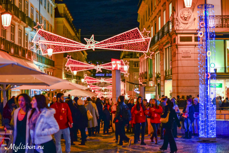 Новый год и Рождество в Лиссабоне — как украшен город — Mylisbon