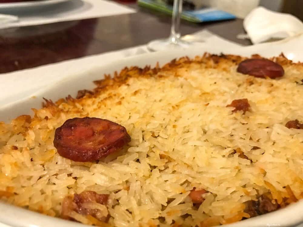 Португальское блюдо - рис с уткой